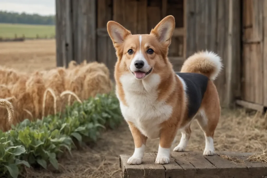 Corgi with long legs